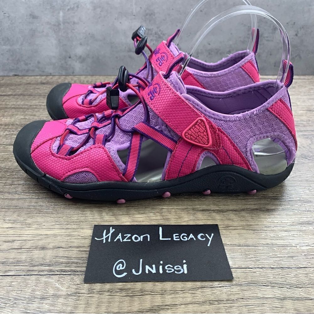 Kamik~Youth Girl’s~”Electro”~Pink/Purple Sandals Water Shoes~Size 5‎